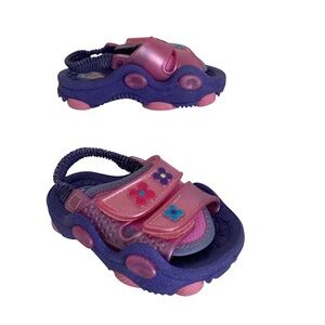 Keds Kids Water Shoe Sandals Adjustable Straps Purple Pink Baby Girls Size 5/6
